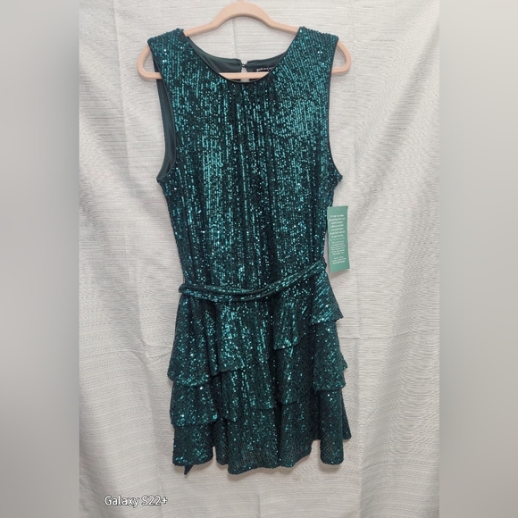 SAM AND JESS XL. Elegant Green  Dress - Picture 1 of 9